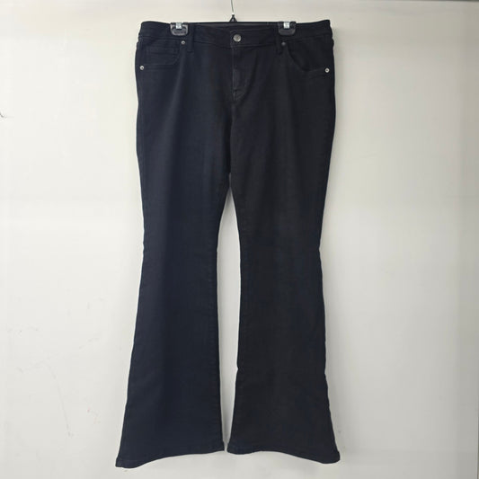 Wild Fable Black Low Rise Flare Denim Jeans Size 16