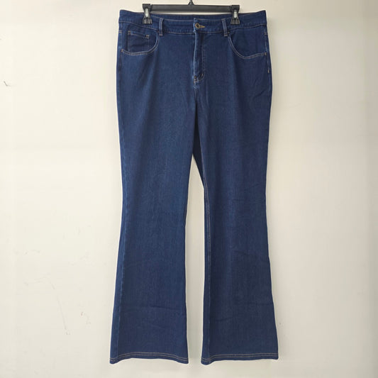 Halara Medium Wash Boot Cut Denim Jeans Size XL