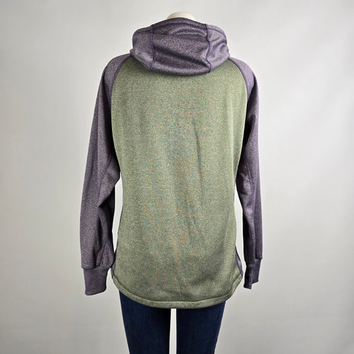 Nike Purple & Green Activewear Hoodie Size M