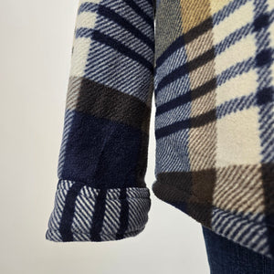 Real Tree Blue Plaid Shacket Size L