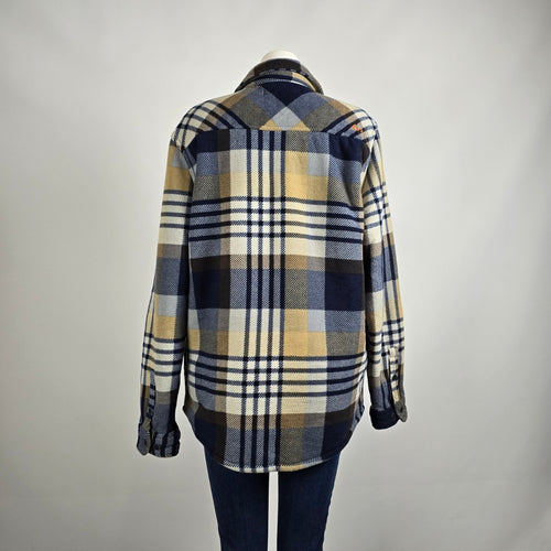 Real Tree Blue Plaid Shacket Size L