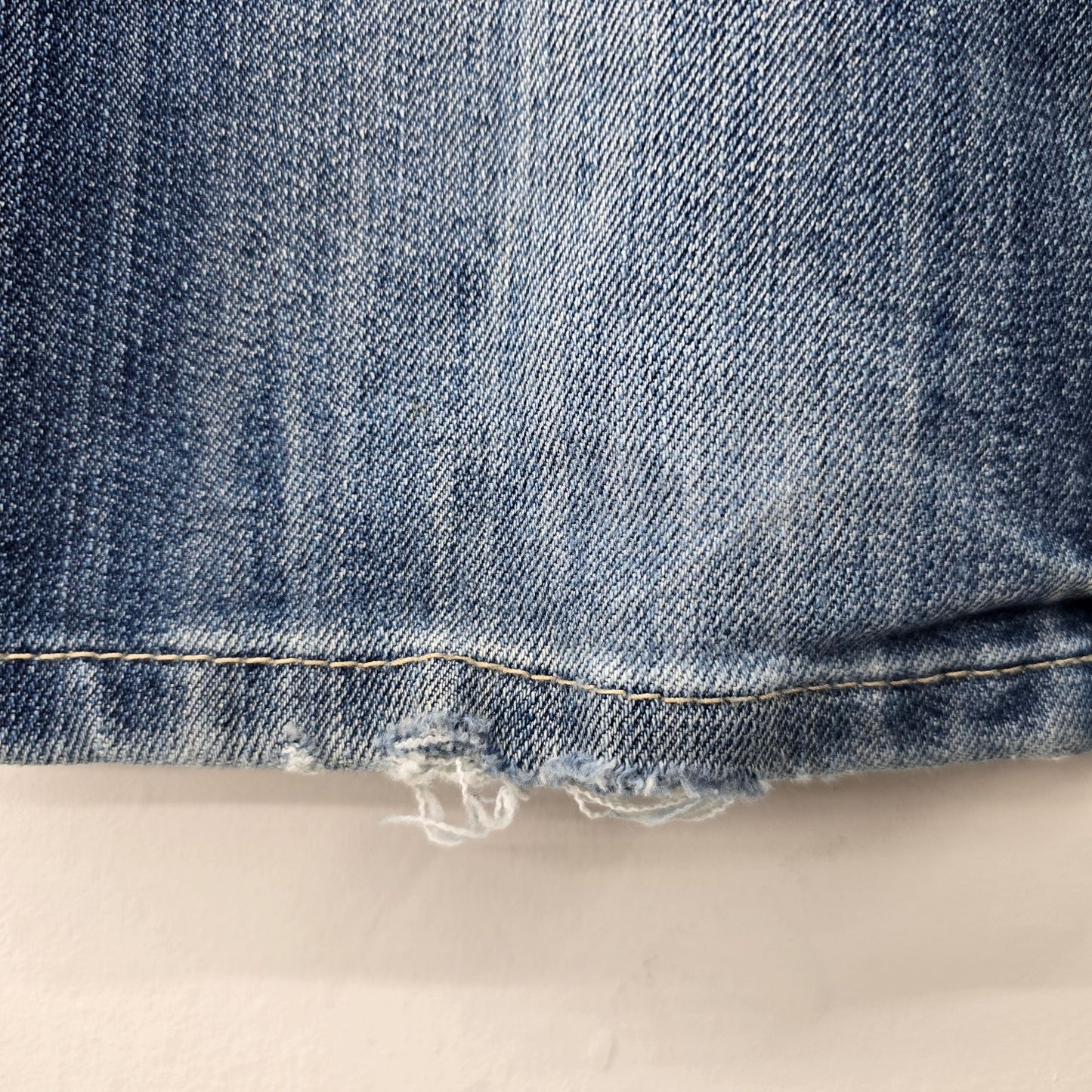 Vintage Almost Famous Distressed Boot Cut Denim Jeans Size 1