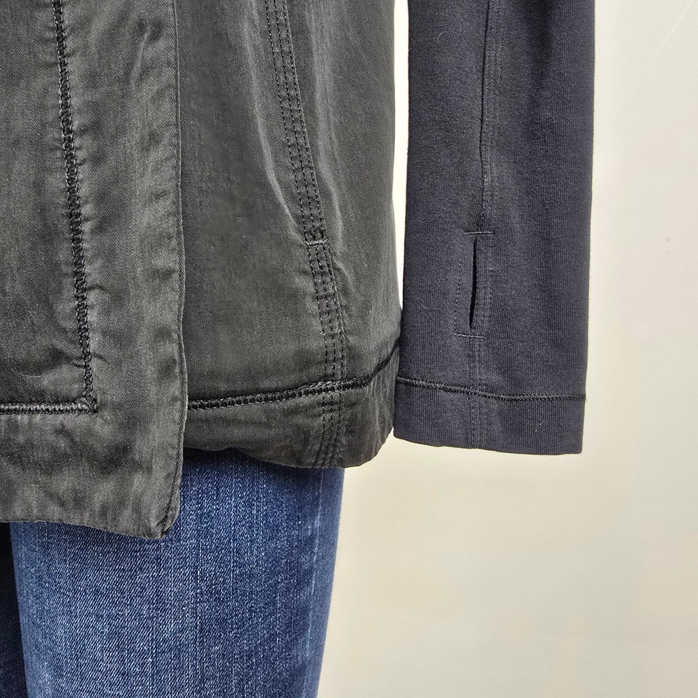 Lululemon Blissed Out Wrap Black Cardigan Jacket Size 6