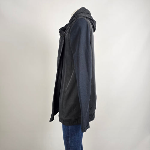 Lululemon Blissed Out Wrap Black Cardigan Jacket Size 6