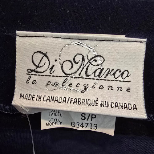 Vintage Di Marco Blue Long Line Vest Size S