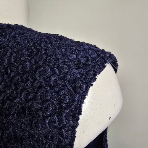 Vintage Di Marco Blue Long Line Vest Size S