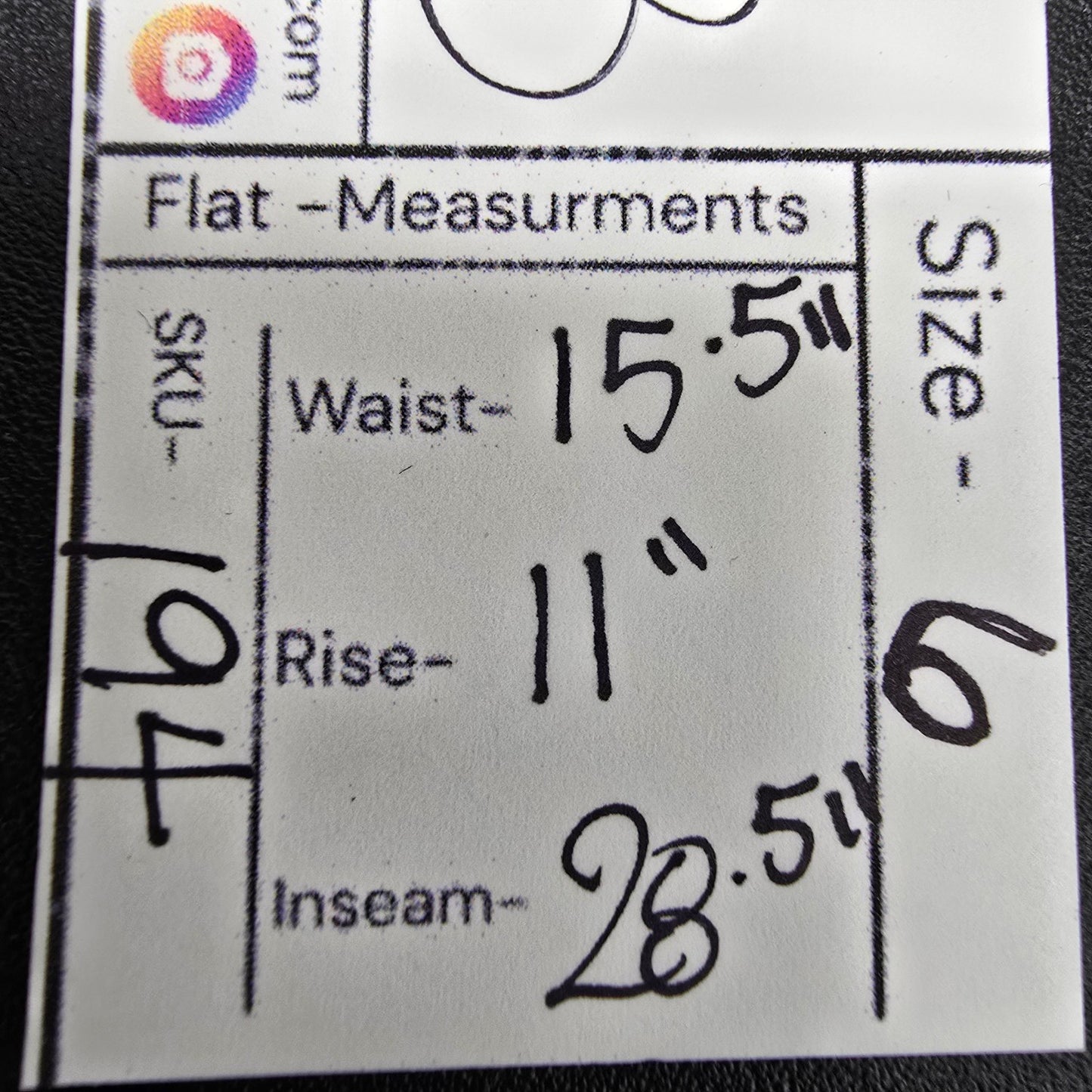 Lululemon Black On the Fly Jogger 28" Size 6