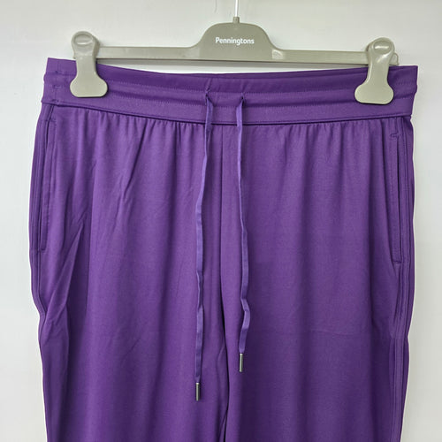 Halara Purple Mid Rise Drawstring Tapered Active Pants Size L