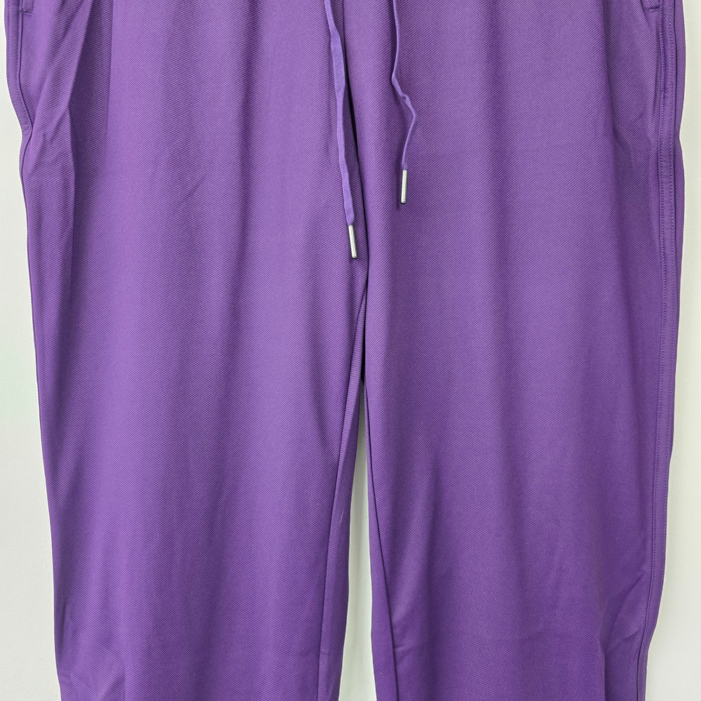 Halara Purple Mid Rise Drawstring Tapered Active Pants Size L