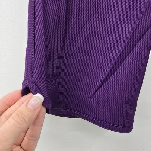 Halara Purple Mid Rise Drawstring Tapered Active Pants Size L