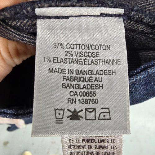 R Jeans Dark Denim Cargo Wide Leg Jeans Size 30