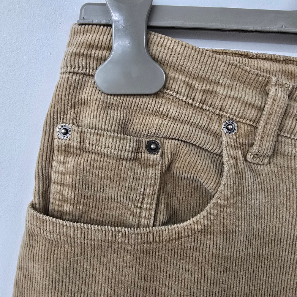 Vintage Ikeda Brown Corduroy High Rise Pants Size 29