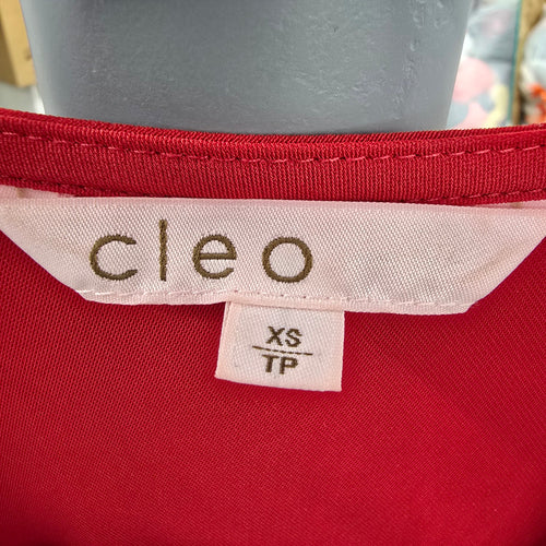 Cleo Red Blazer Cardigan Size XS
