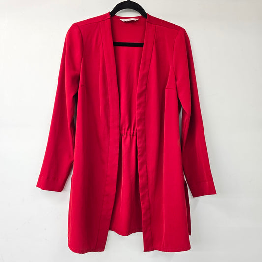 Cleo Red Blazer Cardigan Size XS
