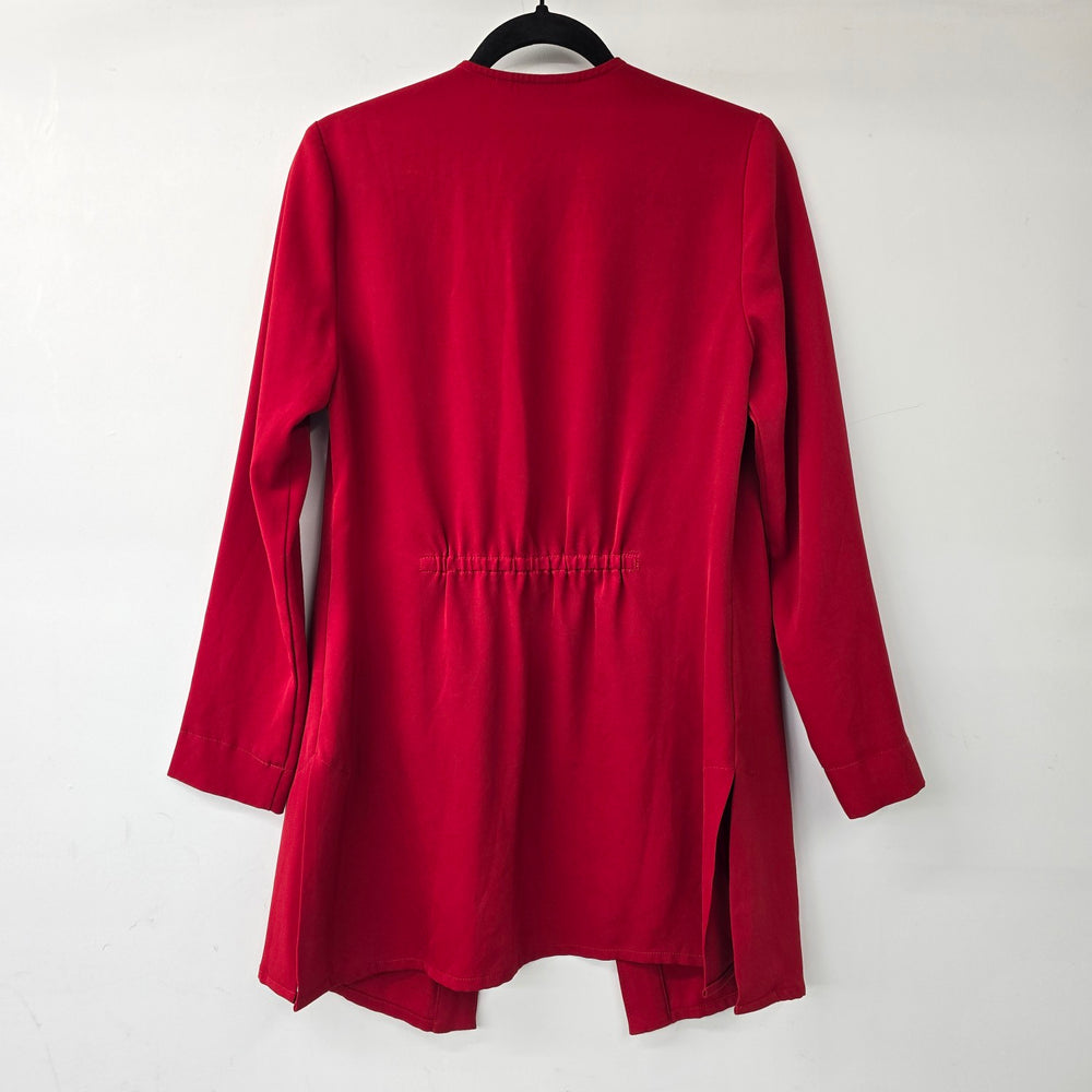 Cleo Red Blazer Cardigan Size XS