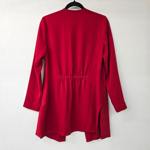 Cleo Red Blazer Cardigan Size XS