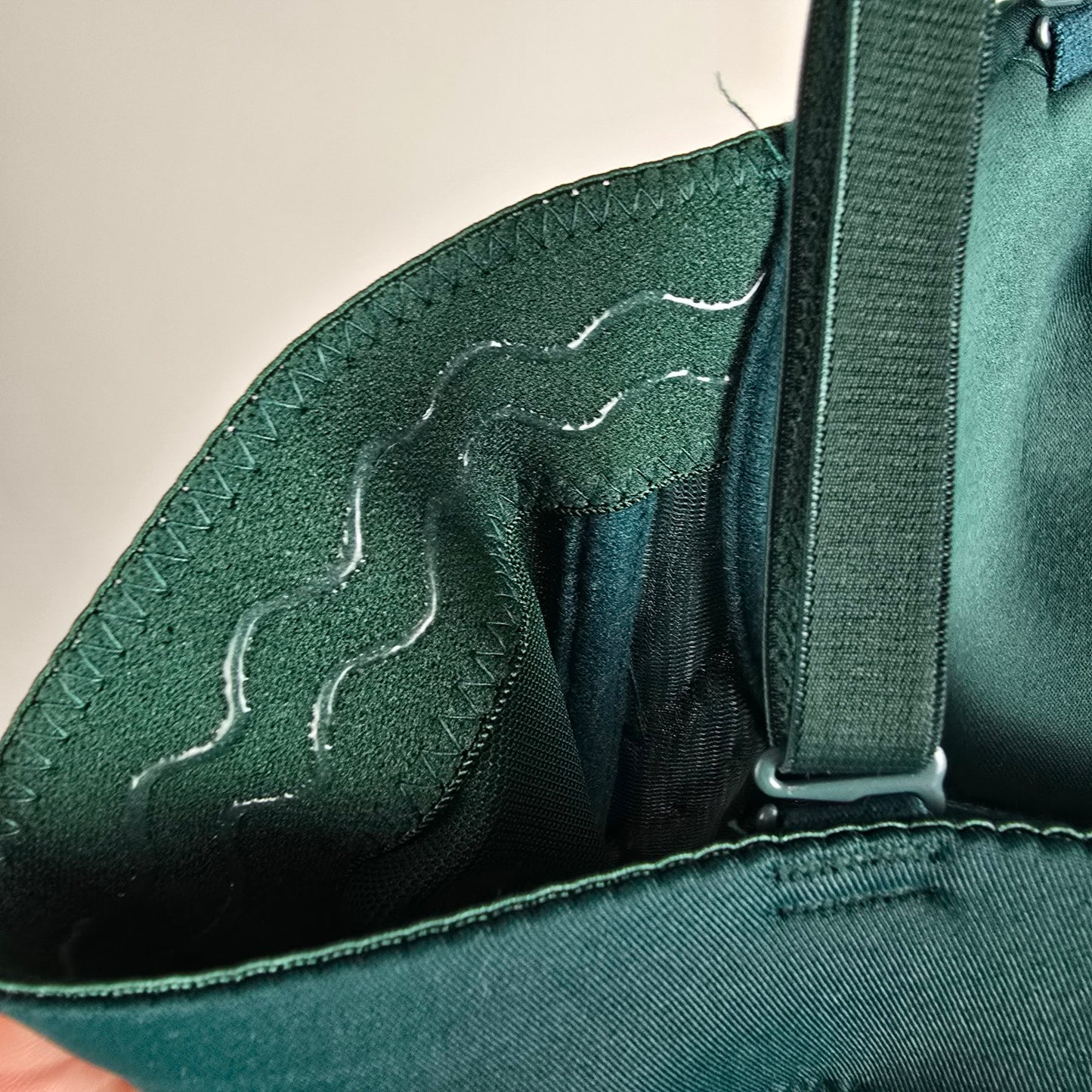 Green Beaded Bra Top Size M