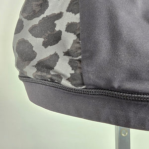 Lululemon Splendour Bra Black & Grey Animal Print Size 8