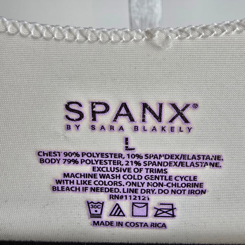 Spanx Hide and Sleek V-Neck Shape Wear Camisole Tank Top Size L