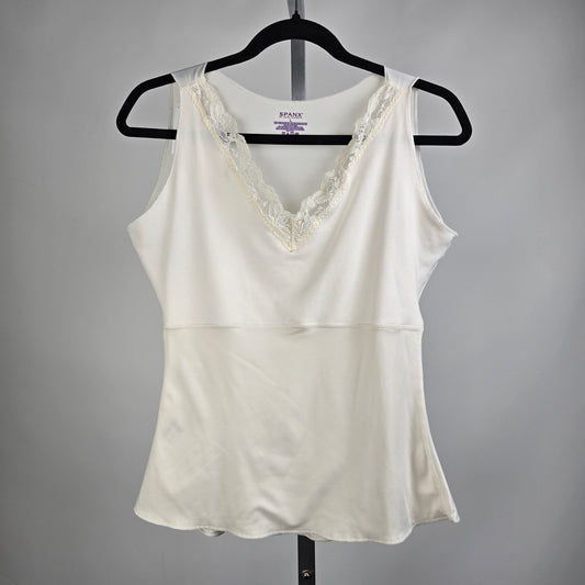 Spanx Hide and Sleek V-Neck Shape Wear Camisole Tank Top Size L
