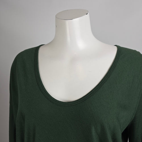 Kit & Ace Green Long Sleeve Top Size L