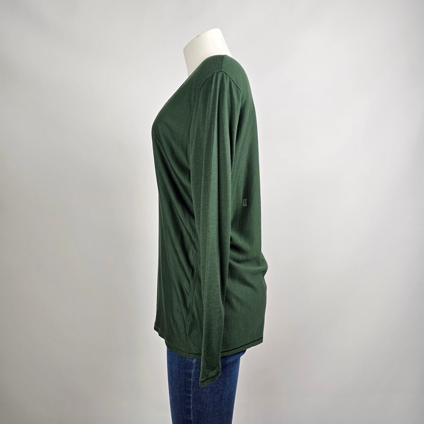 Kit & Ace Green Long Sleeve Top Size L