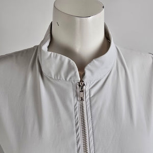 Mythique Grey Zip Up Long Vest Size L