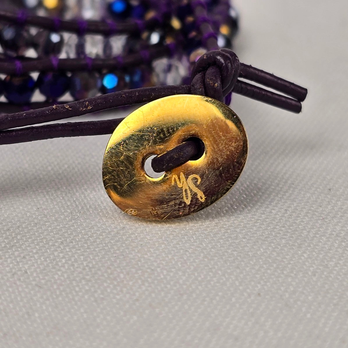 South Hill Purple Multi-Wrap Bracelet