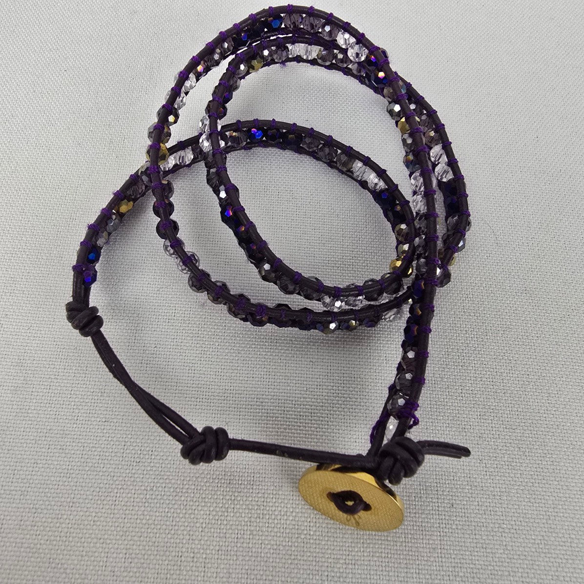 South Hill Purple Multi-Wrap Bracelet