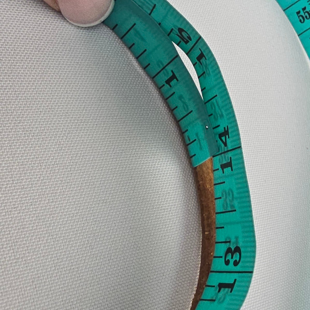 Gold & Blue Glass Statement Pendant Brown Cord Necklace