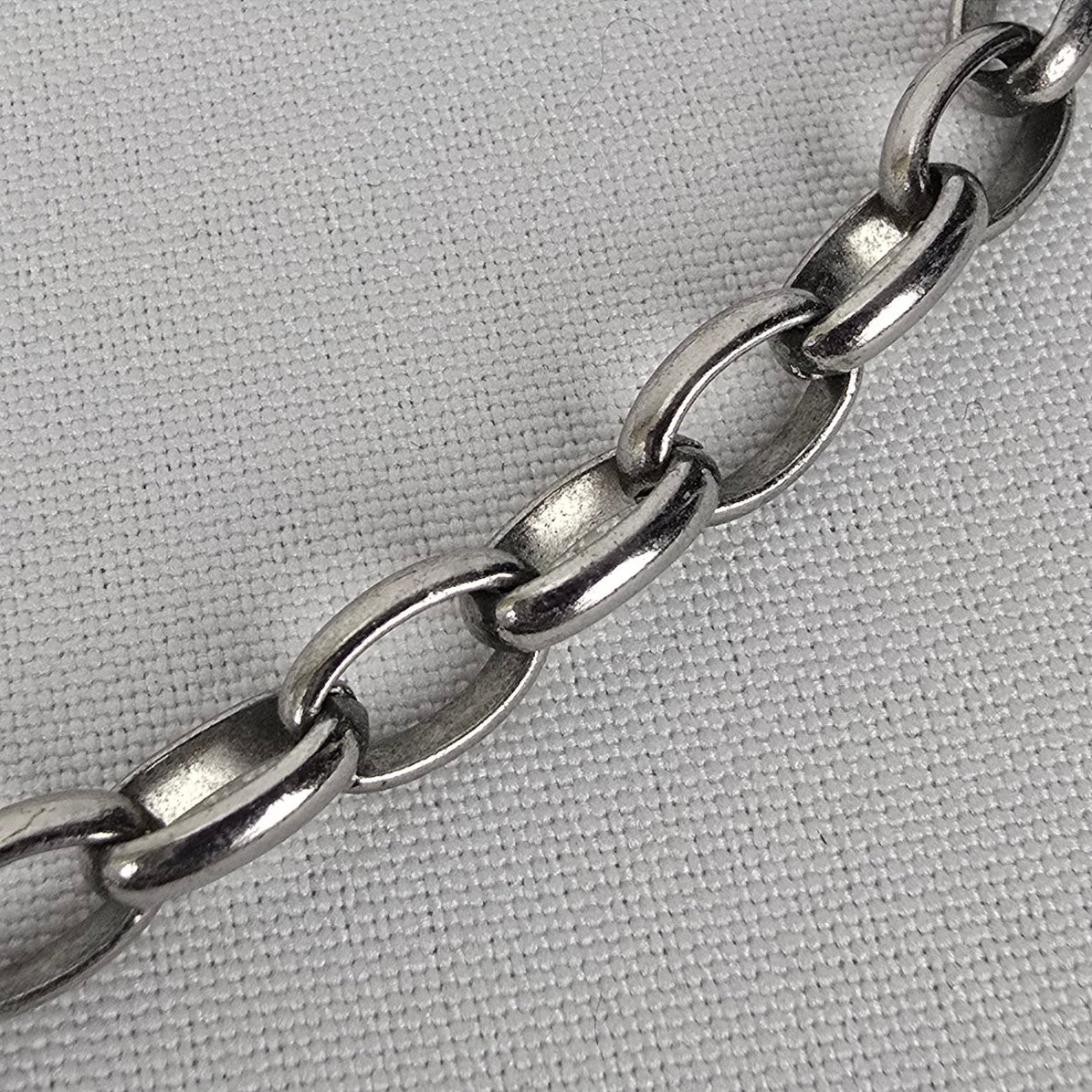 Dyrberg Kern Silver Black Square Stone Statement Necklace