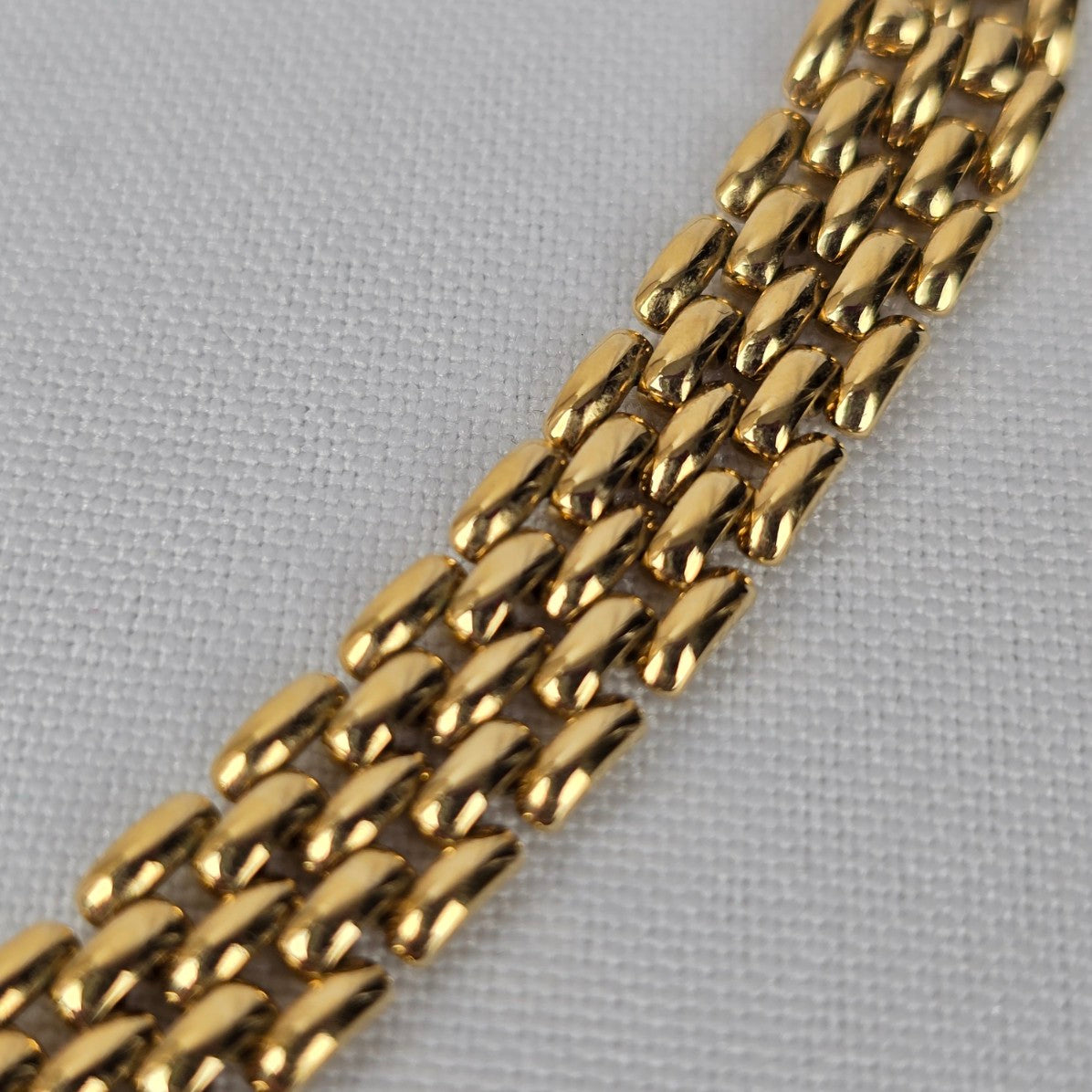 Vintage Nina Ricci Gold & Crystal Statement Collar Necklace