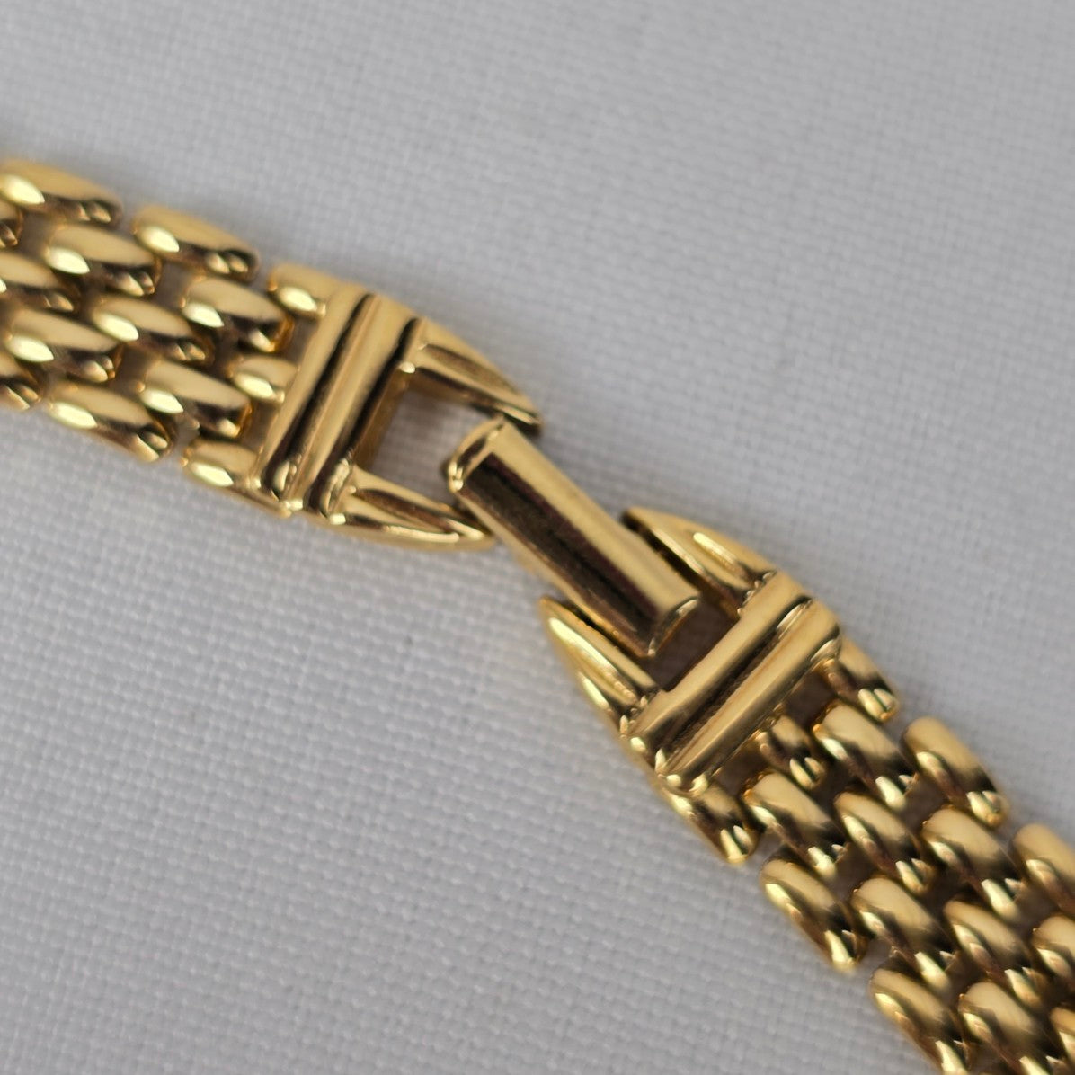 Vintage Nina Ricci Gold & Crystal Statement Collar Necklace