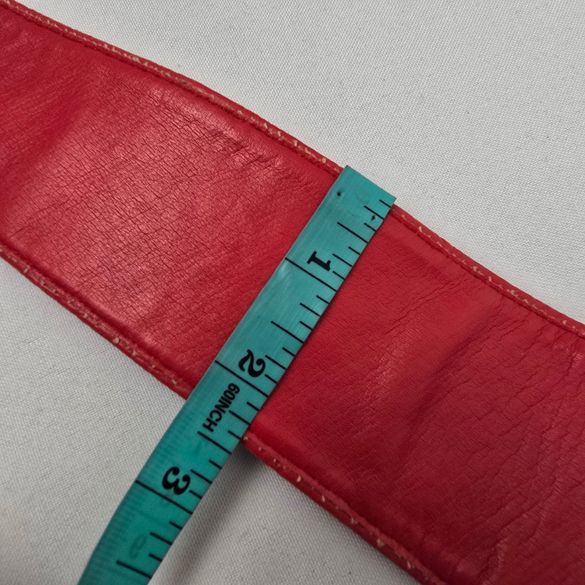 Vintage Red Statement Belt Size S/M