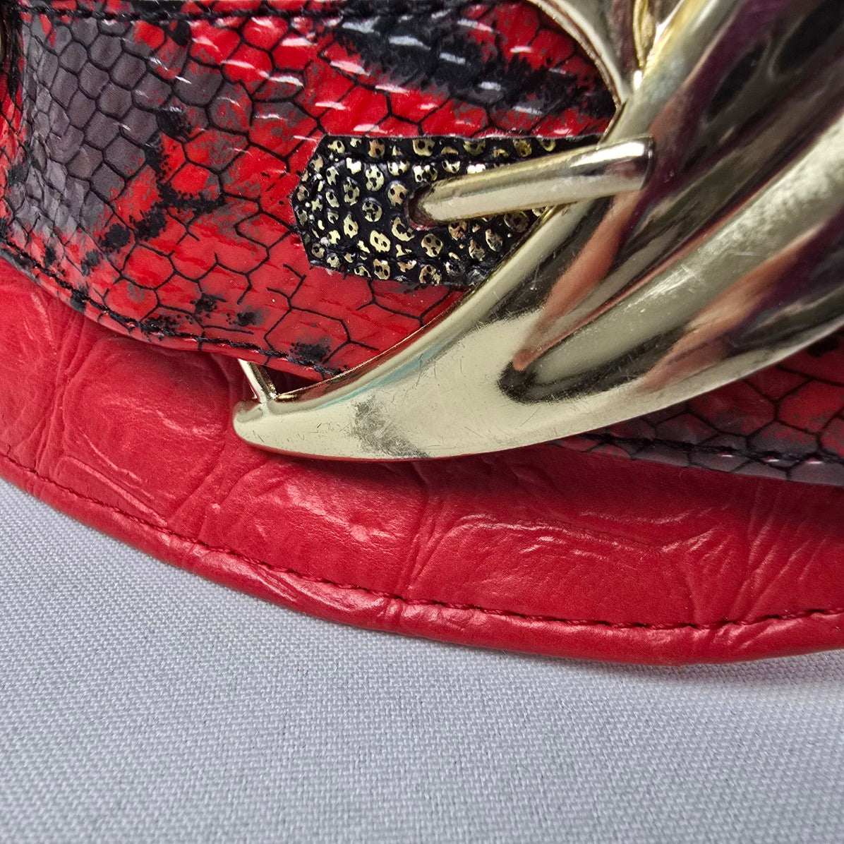 Vintage Red Statement Belt Size S/M