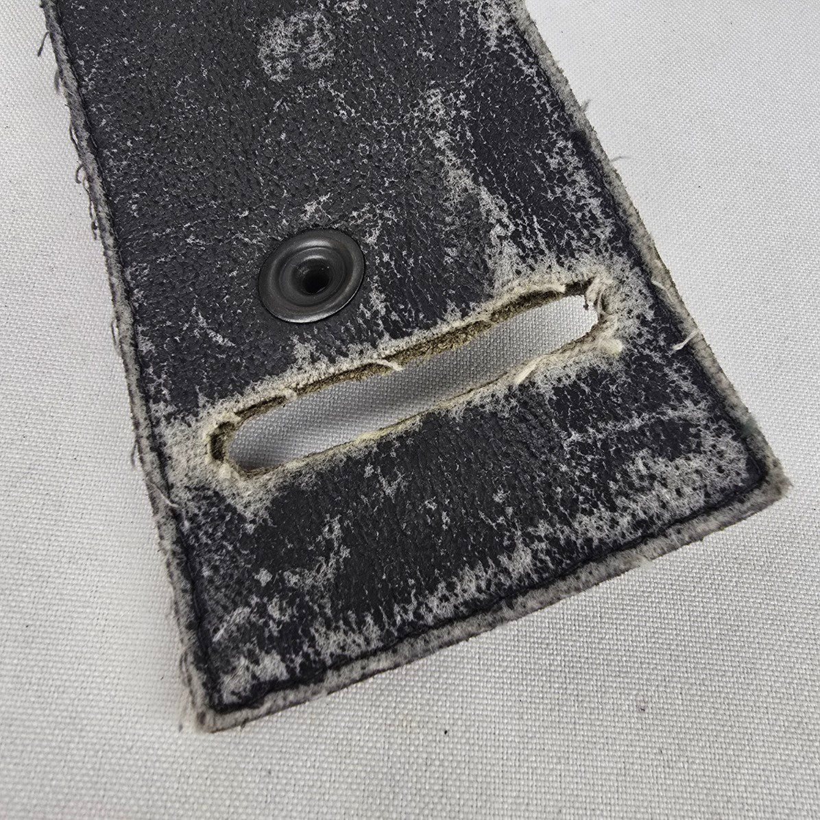 Vintage Lundstrom Green Leather Belt Size S/M