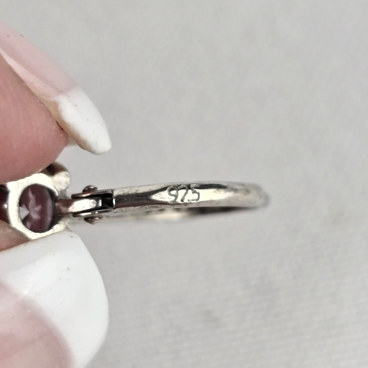 925 Sterling Silver Crystal Delicate Drop Earrings