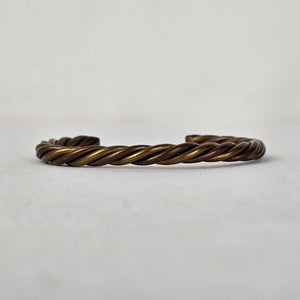 Vintage Twisted Copper Cuff Bracelet