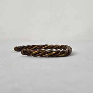 Vintage Twisted Copper Cuff Bracelet