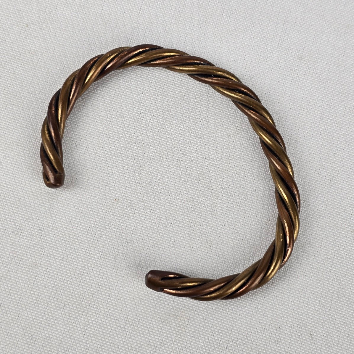 Vintage Twisted Copper Cuff Bracelet