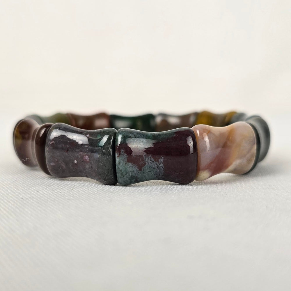 Faux Natural Stone Stretch Bracelet