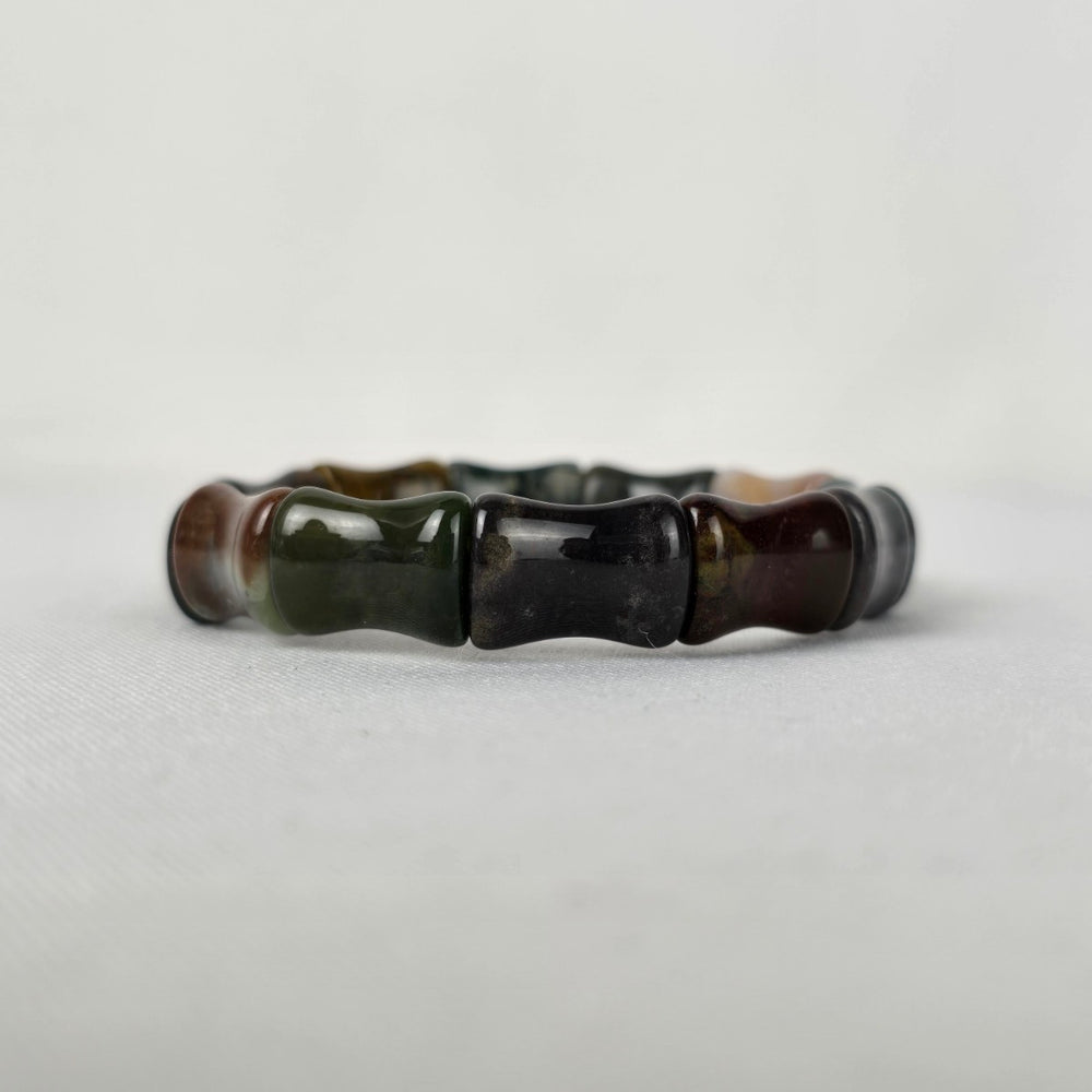 Faux Natural Stone Stretch Bracelet