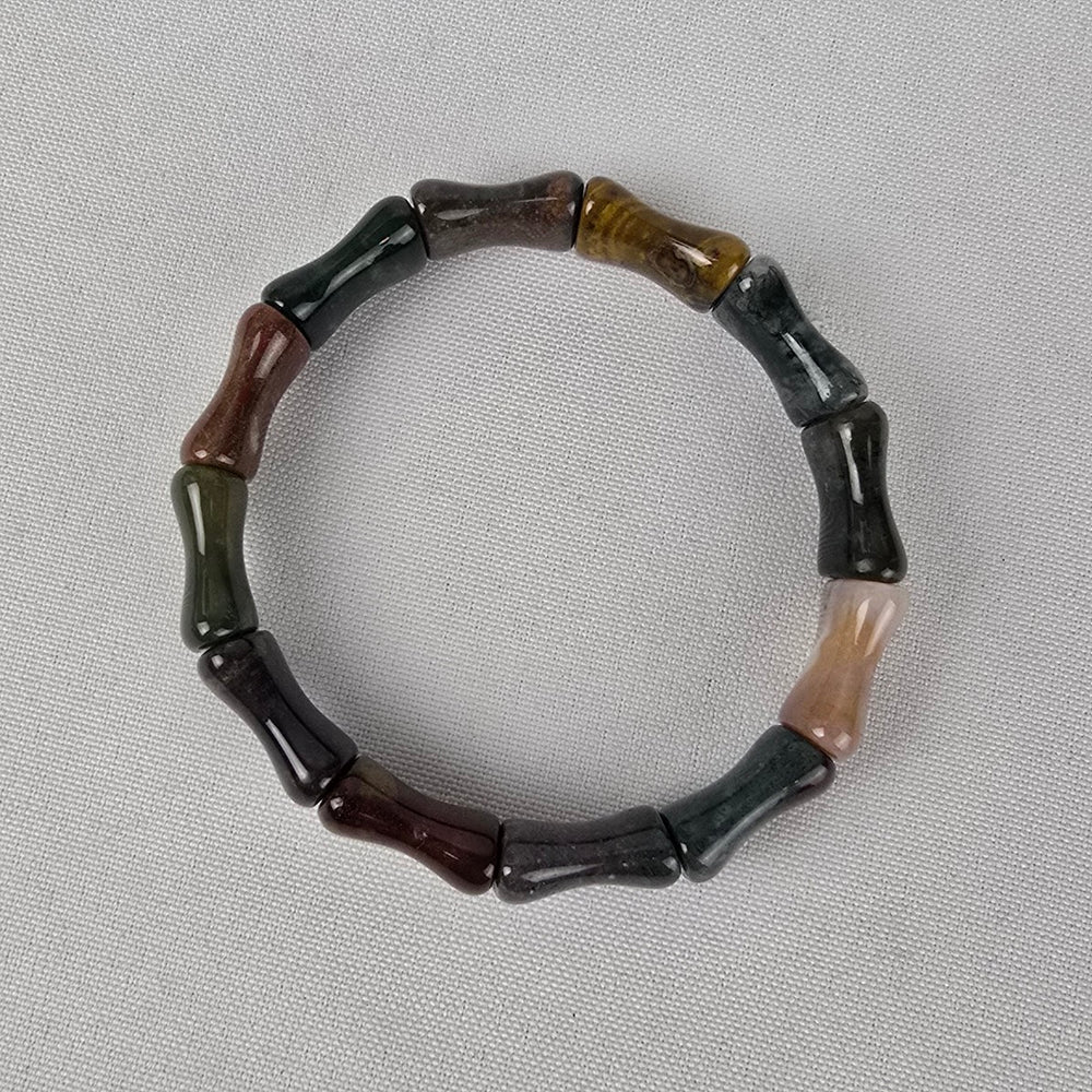 Faux Natural Stone Stretch Bracelet