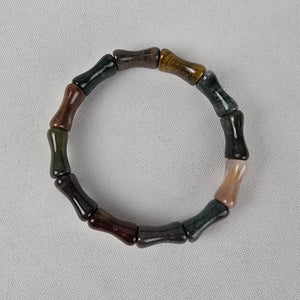 Faux Natural Stone Stretch Bracelet