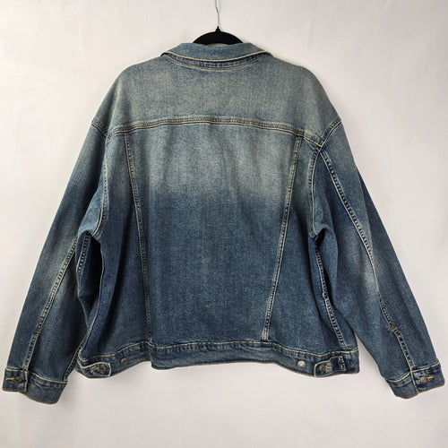 Signature Levi Strauss Light Wash Denim Jacket Size 3XL