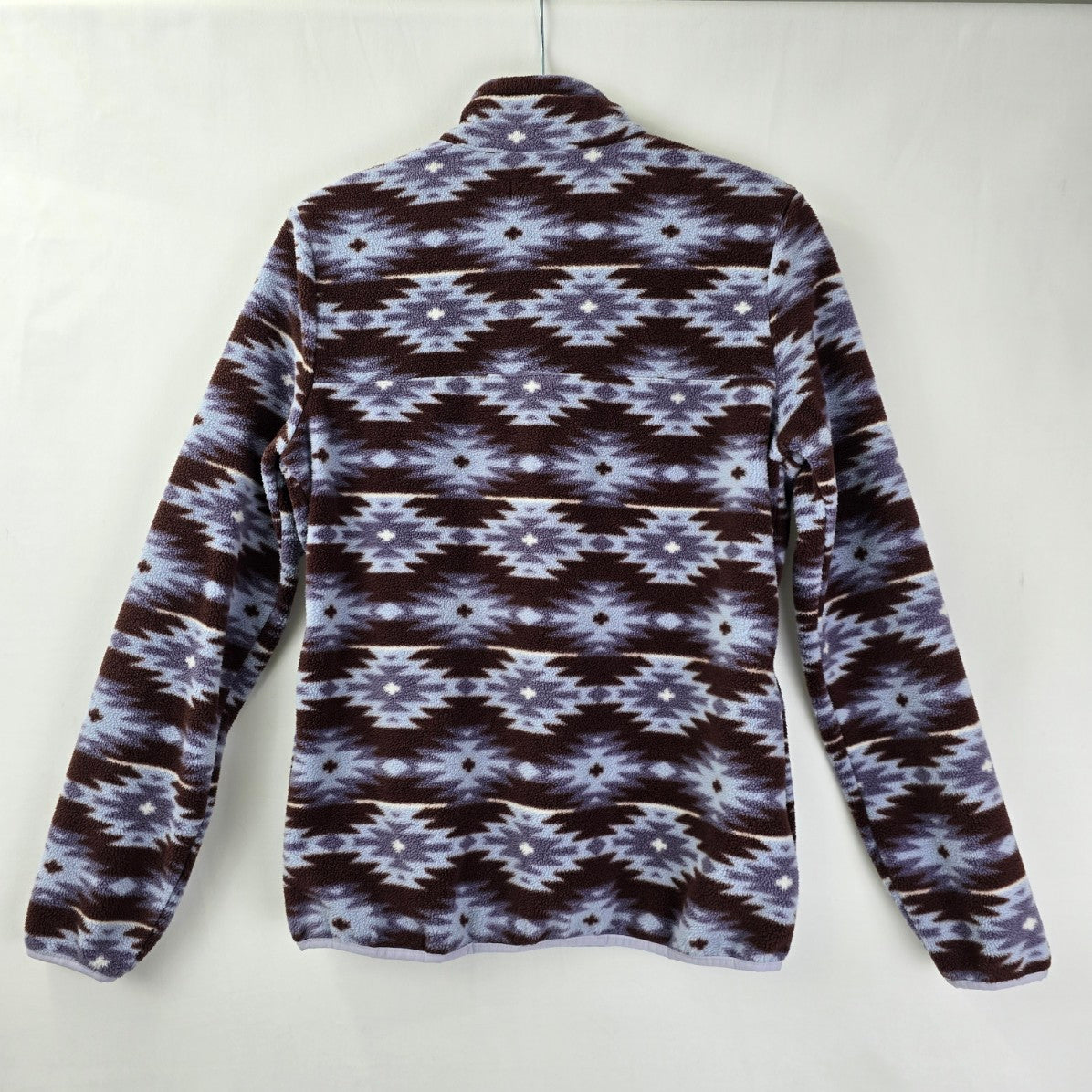 Woods Aztec Brown Thermal 1/4 Zip Sweater Size S