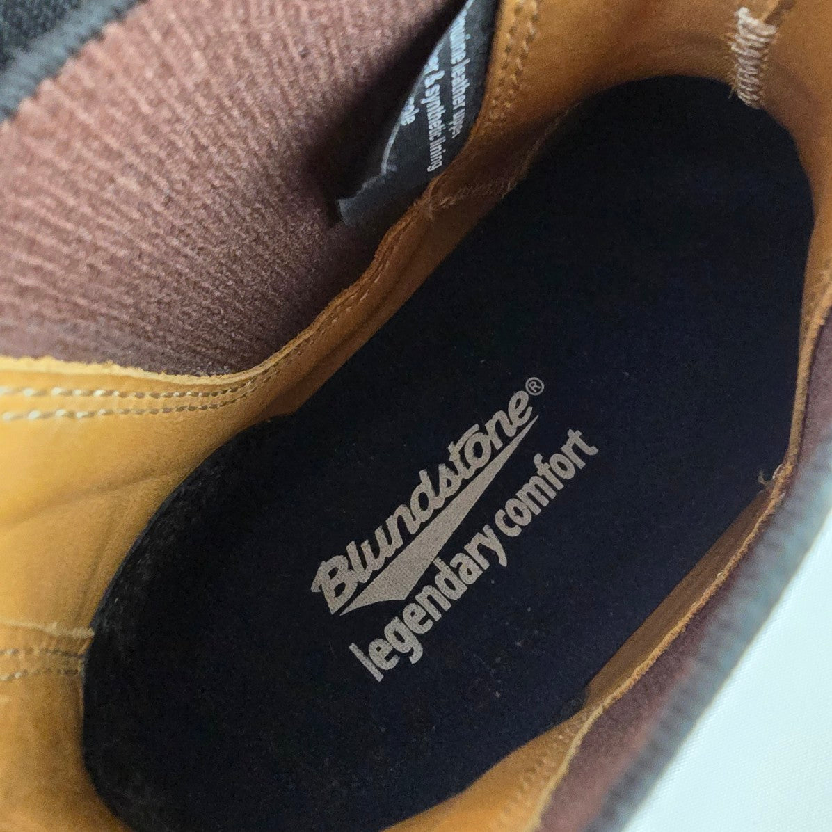 Blundstone Redwood Leather Chelsea Boot Size 7.5