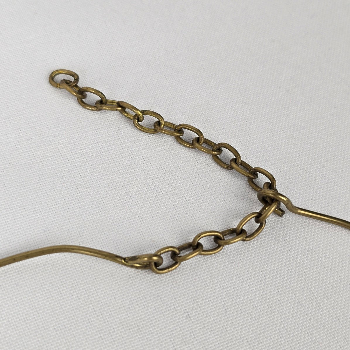 Vintage Metal Brutalist Necklace Handcrafted Necklace