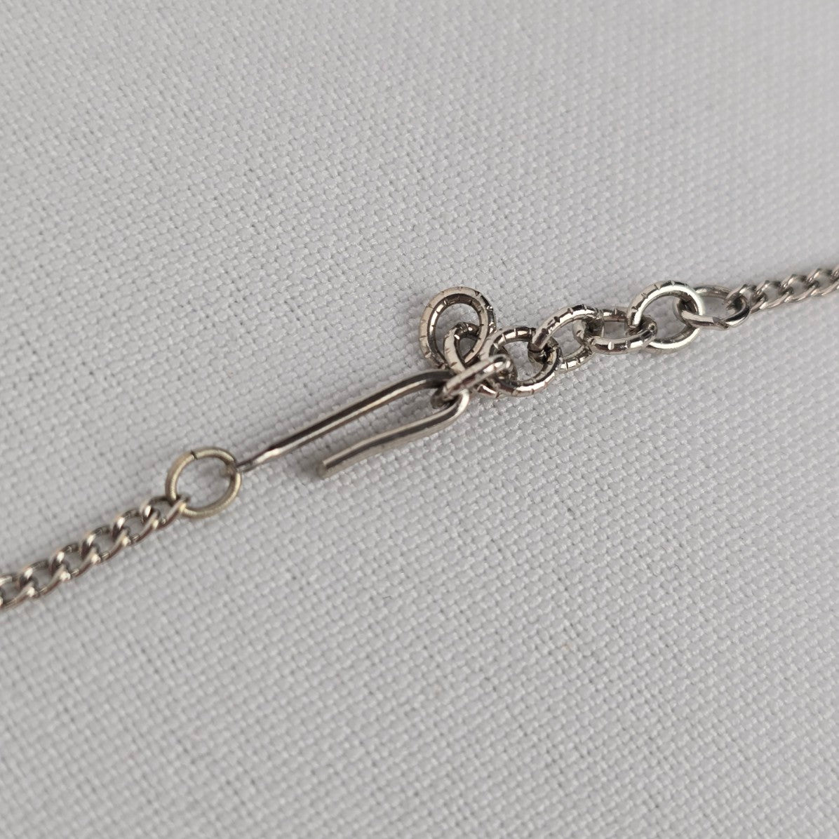 Vintage Silver Tone Collar Necklace