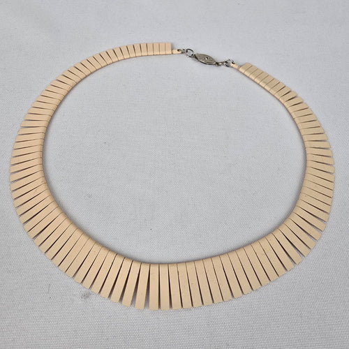 Vintage Pink Egyptian Collar Necklace